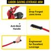 VEVOR Bench Swager Tool 24\" Wire Rope Swaging Tool with Crimper Cable Bolt Cutter Head Bench Crimper 1/16\"-3/16\" Aluminum/Copper