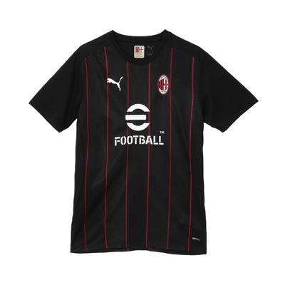 X Acm 1899 Ac Milan Football Comfortable Breathable Crew Neck Short Sleeve Pullover Jersey Men Jersey Black 779344-07