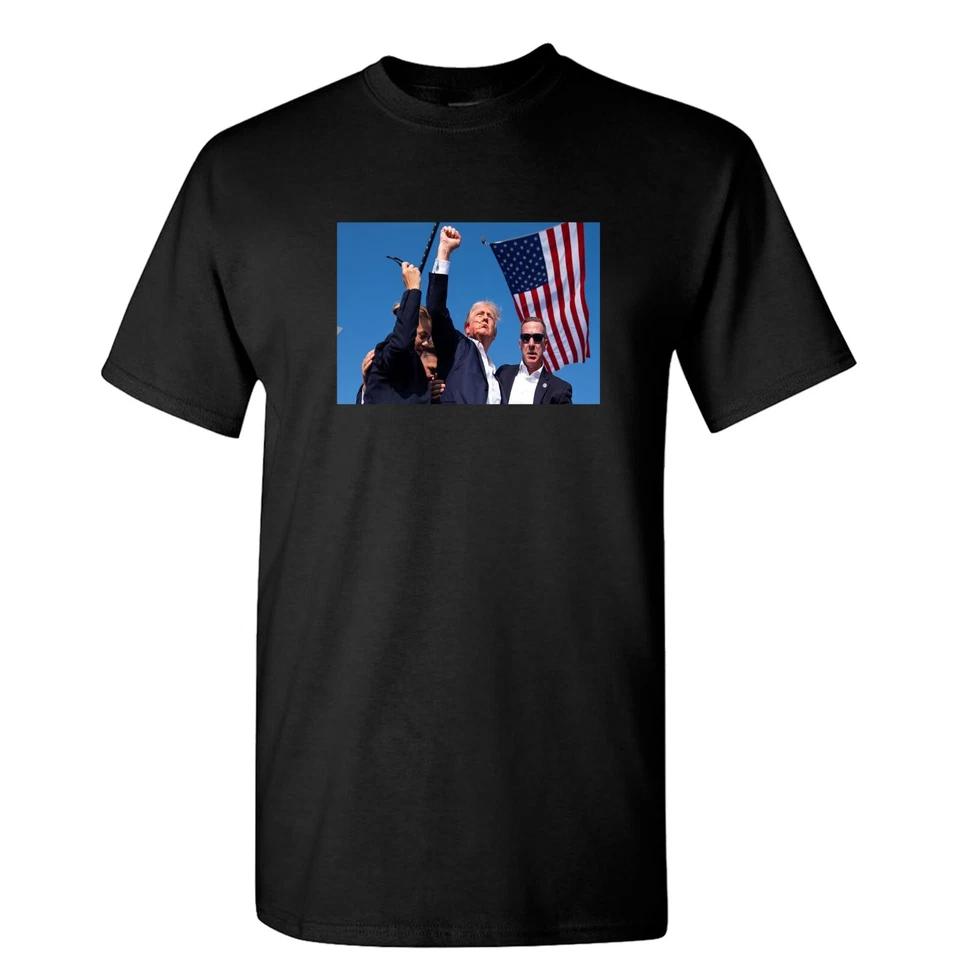 President Donald Trump Rally Shooting T-Shirt US Support Trump 2024 M