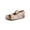 Kids Cork Footbed Sandals Summer Breathable Open Toe Beach Slides Boys Girls Comfortable Casual Shoes