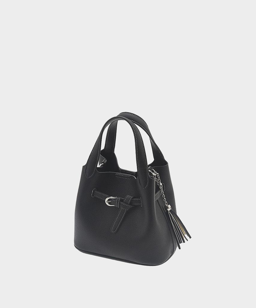 Talli [Pouch Set] Lower Belted Bucket Bag 26_Black