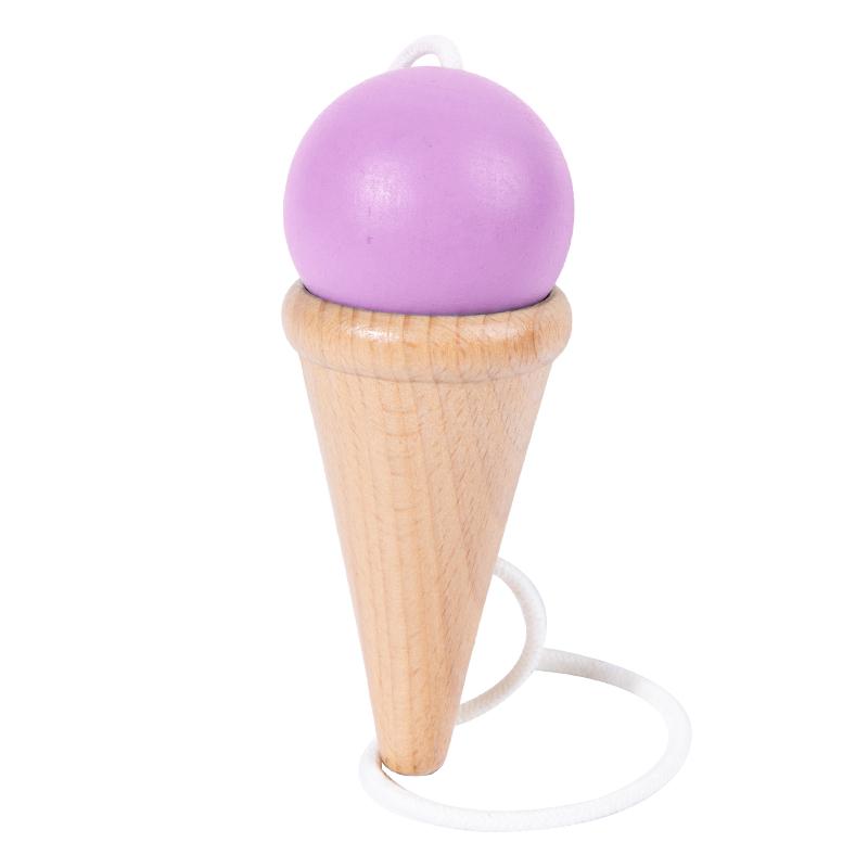 Outdoor Throw and Catch Ball Balance Reflexes Wooden Ball&Cup Skills Cup for Kids Hand Eye Coordination Outdoor Game Motor Skill