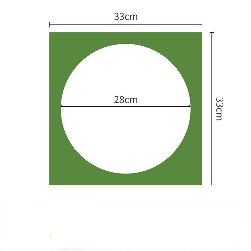 Square/Round Watercolor Paper 10 Sheets Professional Water Color Paper Postcard for Painting School Supplies