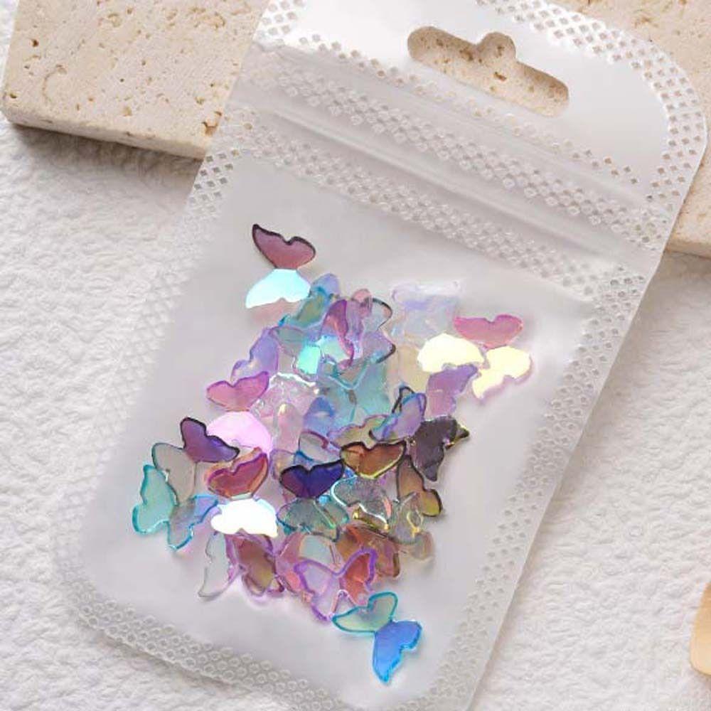 Symphony 3D Nail Jewelry Manicure Accessories Aurora Nail Rhinestones Butterfly Nail Decorations