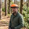 Orange Full Face Mesh Visor ABS+Iron Mesh Mower Helmet Durable Chainsaw Faceshield