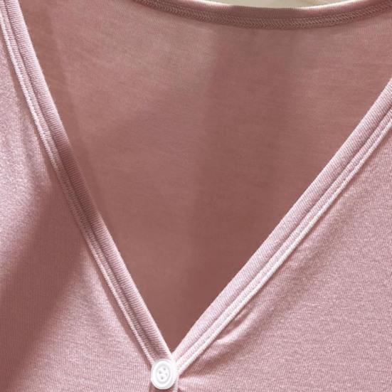 Damen Sommer Leichter Cardigan Lässig Langarm Sonnenschutz Hemden Knopfleiste Strand Überwurf Tops