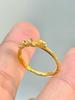 Elegant Adjustable Snake Coiled Ring - Zodiac Year of the Snake Women's Fashion, Xiaohongshu Style