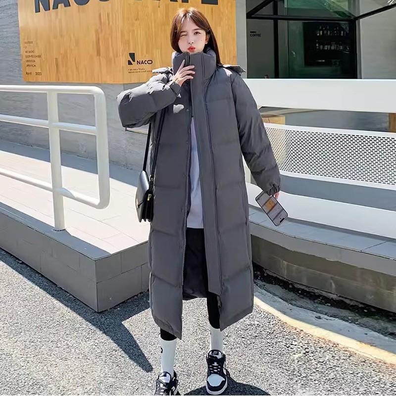 Womens Long Down Coat 2026 Winter Casual Warm Loose Fit White Duck Jacket Couples