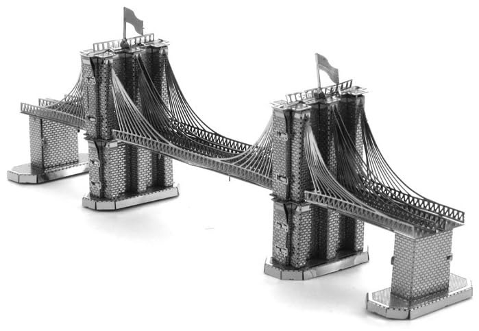 

3D Сборная Модель Металлическая Модель Мировые Исторические Здания (Бруклинский мост)
