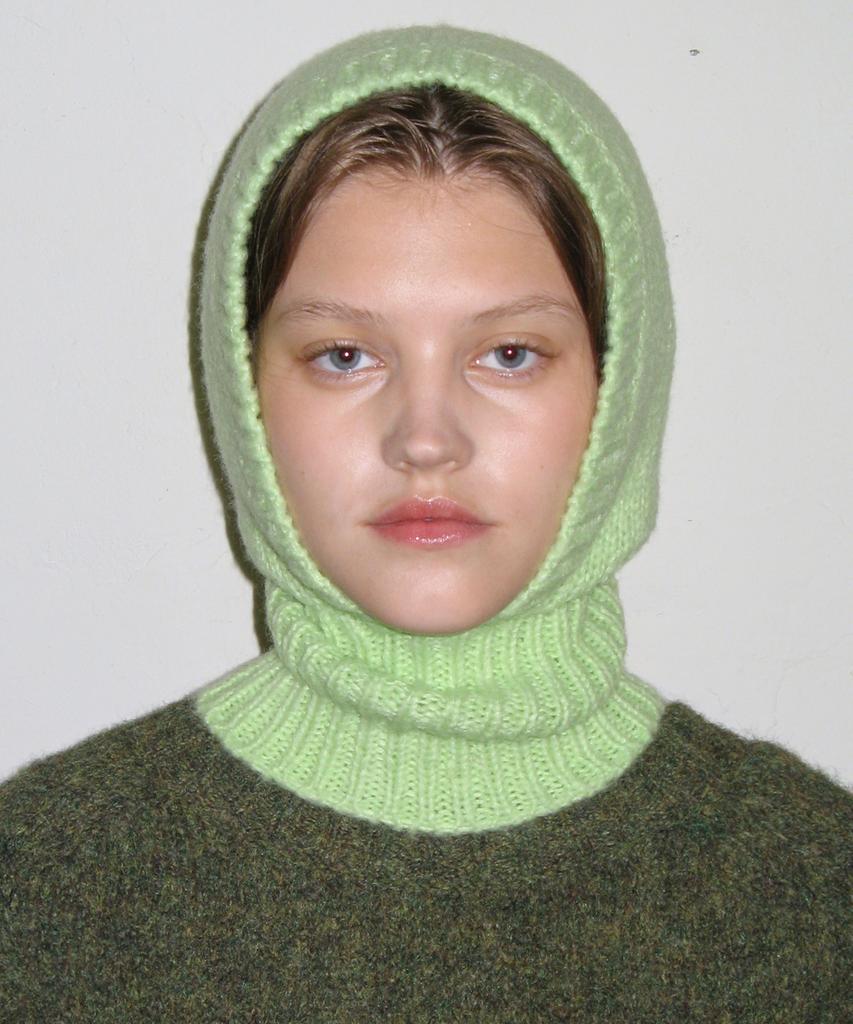 SINOON Knit Balaclava (Apple Green)