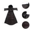 1/6 Scale Cape Robe with Hat, Long Model, Handmade Hoodie Cape, Action Figure Clothes for 12