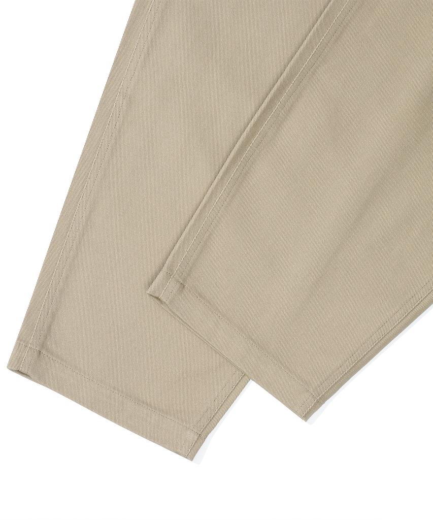 COLUMBIA UNIVERSITY M-Label Loose-Fit Belted Pants Beige