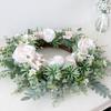 Blumenkranz,Künstlicher Rosenkranz Frühlingskranz Valentinstagskranz Geschenke