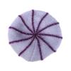 Women Winter Hat Thick Warm Knitted Hat Soft Velvet Slouchy Cap with Visor Brim for Middle-Aged And Elderly Ladies