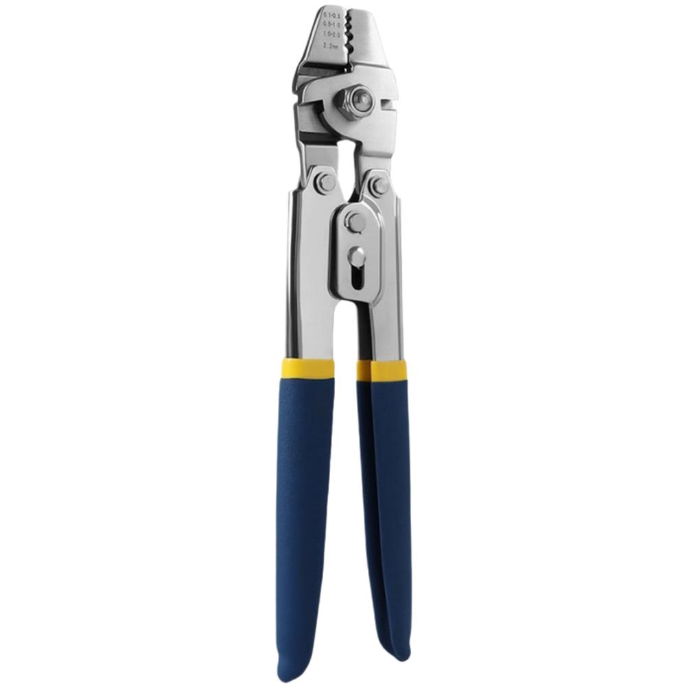 10 Inch Crimping Pliers for Aluminum Sleeves Built with Stainless Steel Material for Rust Resistance and Long Term Durability