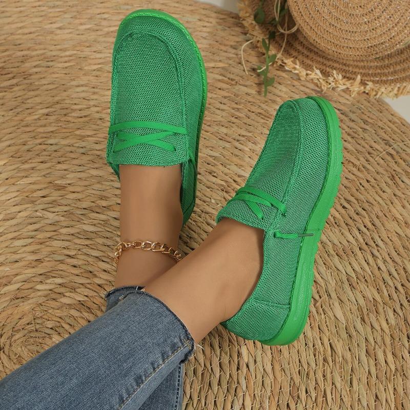 Women's Flat Slip-On Casual Shoes, Versatile Comfort Footwear, Available In Large Sizes.