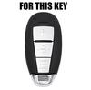 Silicone Key Fob Cover Case Shell Set Skin Protect Holder For Suzuki Swift Sport Sx4 Scorss Grand Vitara 2Buttons Keyless Remote