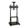 Mobile TV Floor-Standing Bracket with Wheels - Compact Packaging