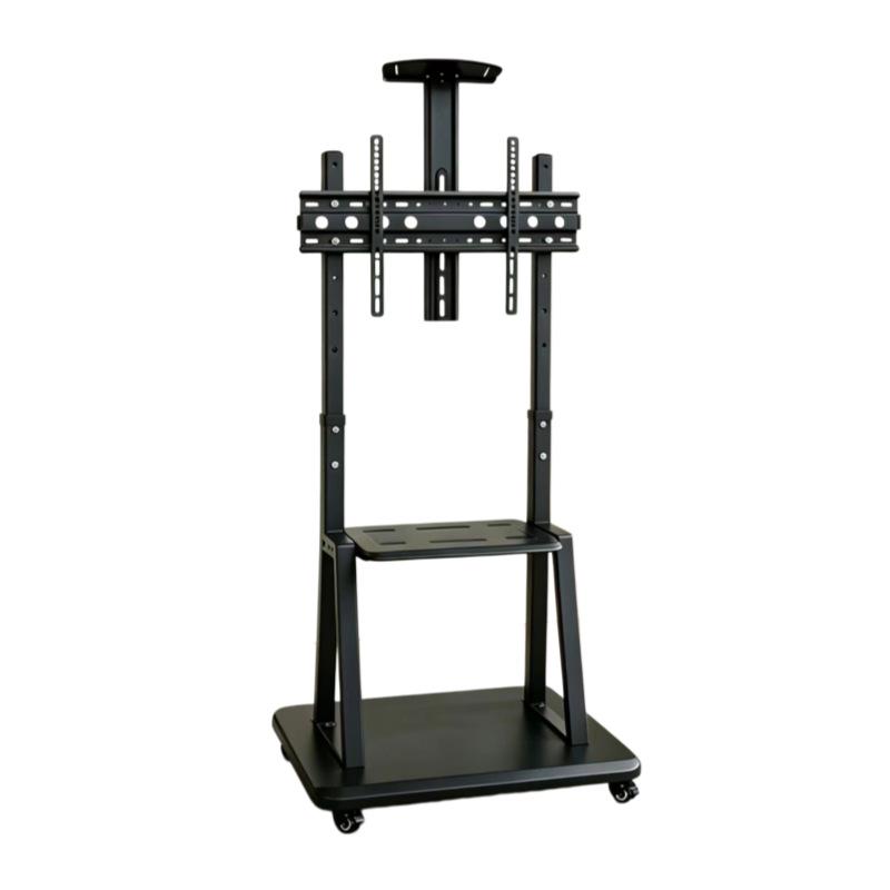 Mobile TV Floor-Standing Bracket with Wheels - Compact Packaging