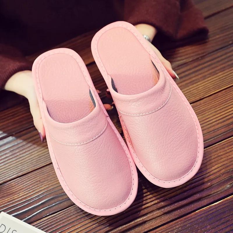 

Черные кожаные тапочки для мужчин, роскошные размеры 12 13 14, высококачественные мужские туфли для подиума на весну 2024 года, кожаные тапочки для дома для мужа 4.5 розовый