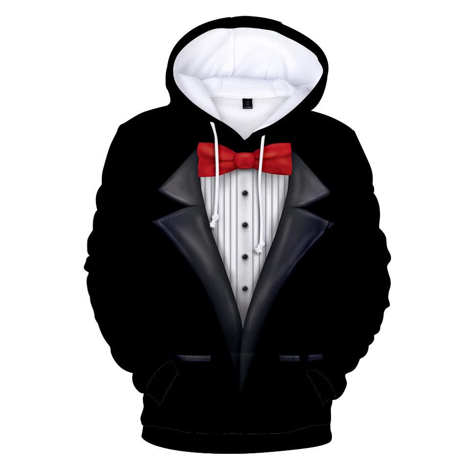 Trendy 3D Print Cosplay Hoodie for Men and Women - Long-sleeved, Hooded