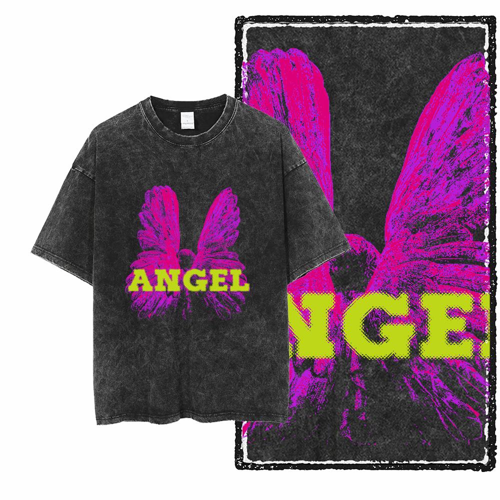 

U2 STREE THEME 2 Vintage Exclusive Graphic Cotton Acid Washed Unisex T Shirt Cool Streetwear Men Tshirts Big Size Tee for men S