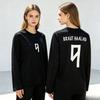 2026 Nowa Norwegia Numer 9 Nadrukowany T-shirt z Okrągłym Dekoltem Letni Siateczkowy Oddychający Luźny Długi Rękaw Codzienny Piłka Nożna Sportowe Koszulki dla Unisex