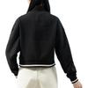 Puma Sports Lifestyle Serie Lässiges Sweatshirt mit Stehkragen, locker, langärmelig, für Damen, Sweatshirt, Schwarz 681524-01