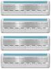 4X Wilkinson Quattro Essential 4 Precision Sensitive Original Blade Inserts