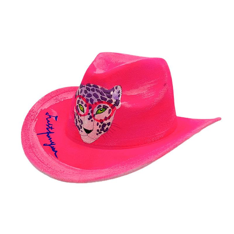 

Хэллоуин Шляпа Вечеринка Ручная Рисовка Красочная Шляпа для Танцевального Выступления Реквизит для Фестиваля Призраков Рождественская Ковбойская Шляпа average size