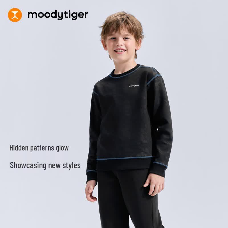 Moodytiger Kids' Soft Breathable Air-Layer Sweatshirt