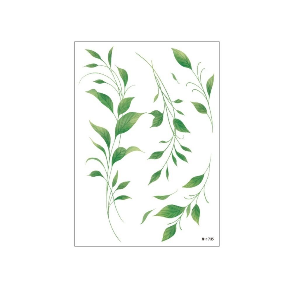 5 Vel Waterdichte Klimop Stickers Tattoo Stickers Elf Fee Make-up Stickers Nek Schouder Arm