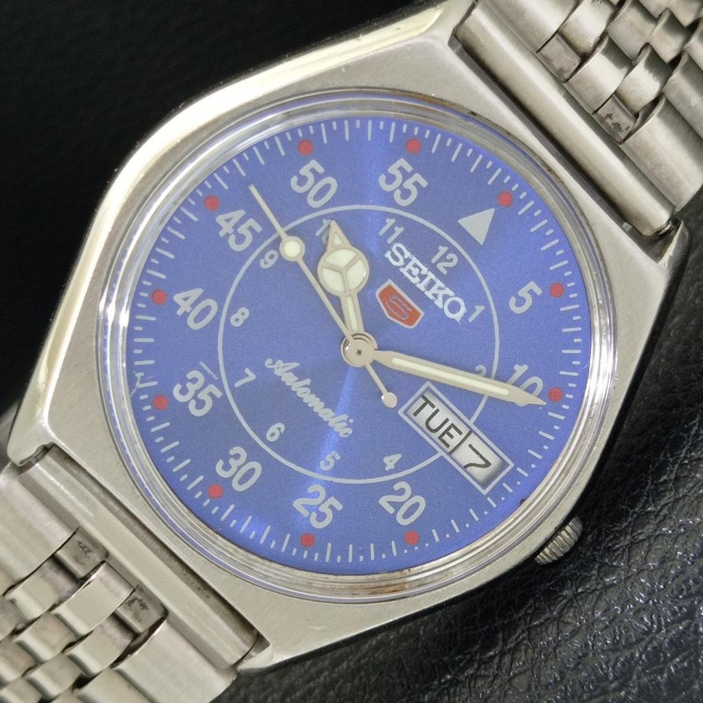 

ОРИГИНАЛЬНЫЕ ВИНТАЖНЫЕ ЧАСЫ SEIKO 5 АВТОМАТИЧЕСКИЕ 6309A ЯПОНИЯ МУЖСКИЕ С СИНИМ ЦИФЕРБЛАТОМ a701621-5 R206c-a701621