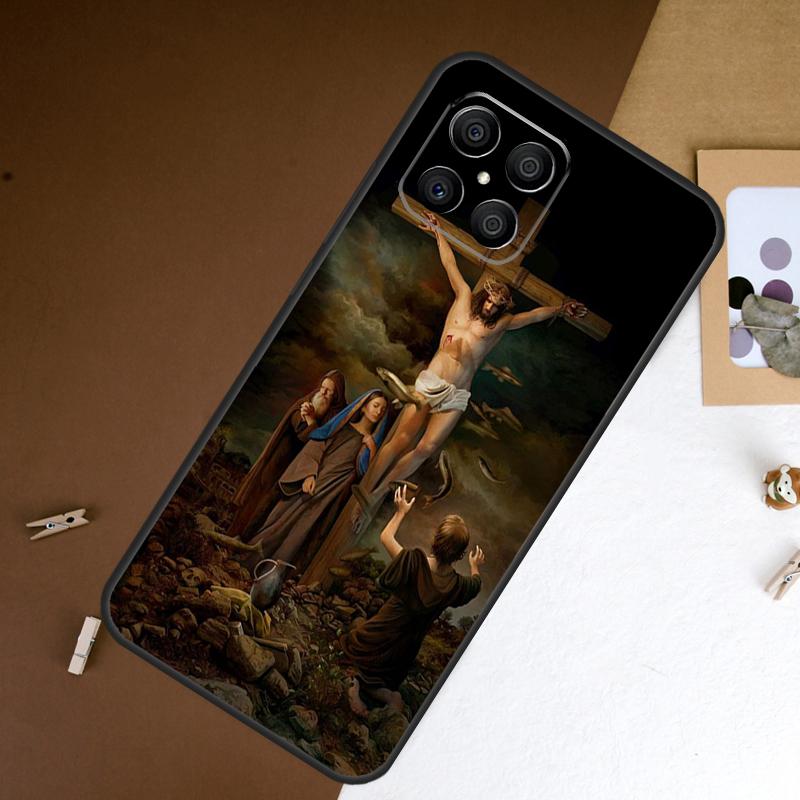 Jesus Cross Case For Honor 70 50 90 Lite Magic 6 5 Pro Cover For Honor X8a X9a X7a X6a X9b X8 X9 X7 8X