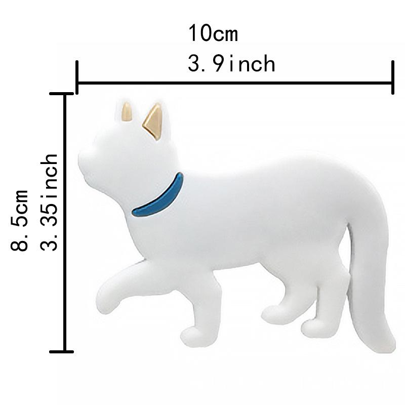 Strong Magnetic Cat Tail Fridge Magnet Hook - Creative Japanese Cartoon Design