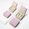 Flip Cover Jewelry Box  Jewelry Holder With Sponge Book Shaped Jewelry Box Flip Closure Necklace Storage Case For Gift