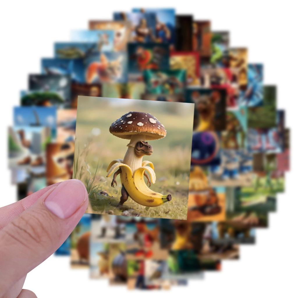 80 Amerických samolepek Shanhaijing, Ozdobte ledničku, skútr, kelímek na vodu, DIY personalizované samolepky