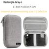 Fashion Portable Data Cable Storage Bag Outdoor Earphone Bag Organizer Digital Gadget Storage Box Charger U Disk Protection Case