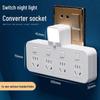 Multi-Function USB Wireless Converter: Home Office Socket Board with Night Light
