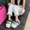 2025 Summer Ultra High Heel Women's Slippers Front Lace-Up Sandals Light Weight Comfy Beach Outdoor Slippers Hot Selling