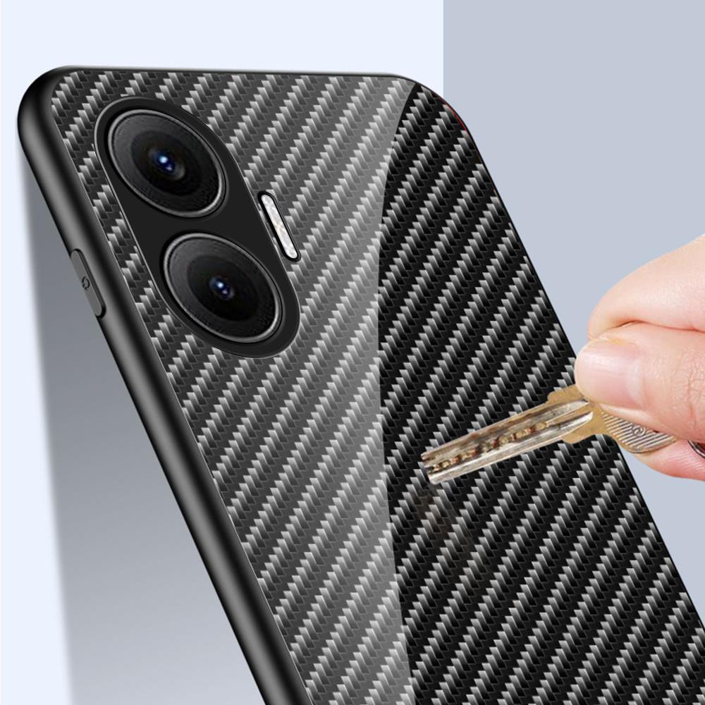 For Xiaomi Poco F7 5G/Redmi Turbo 4 Pro 5G Case Tempered Glass Shockproof Phone Cover