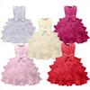 INS Summer Style Cotton Strappy Dress for Toddlers & Girls, Solid Color Patchwork Mesh Princess Puffy Skirt