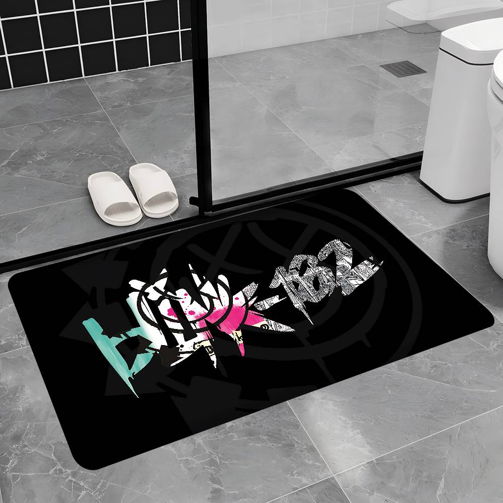 B-Blinks 182 Rock Band Room Mats Cheaper Anti-slip Modern Living Room Balcony Printed Welcome Rug