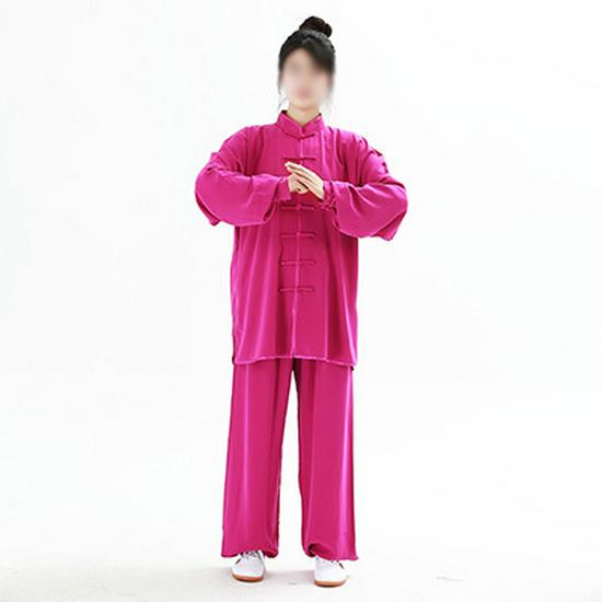Wiosenno-letni bawełniano-jedwabny strój do Tai Chi - Odzież do ćwiczeń i występów dla mężczyzn i kobiet