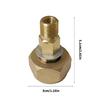 Gas Cylinders Converter Connector Coppers Gas Furnaces Conversion Head Gas Tanks Adapter Camp Stove Accessories Enduring