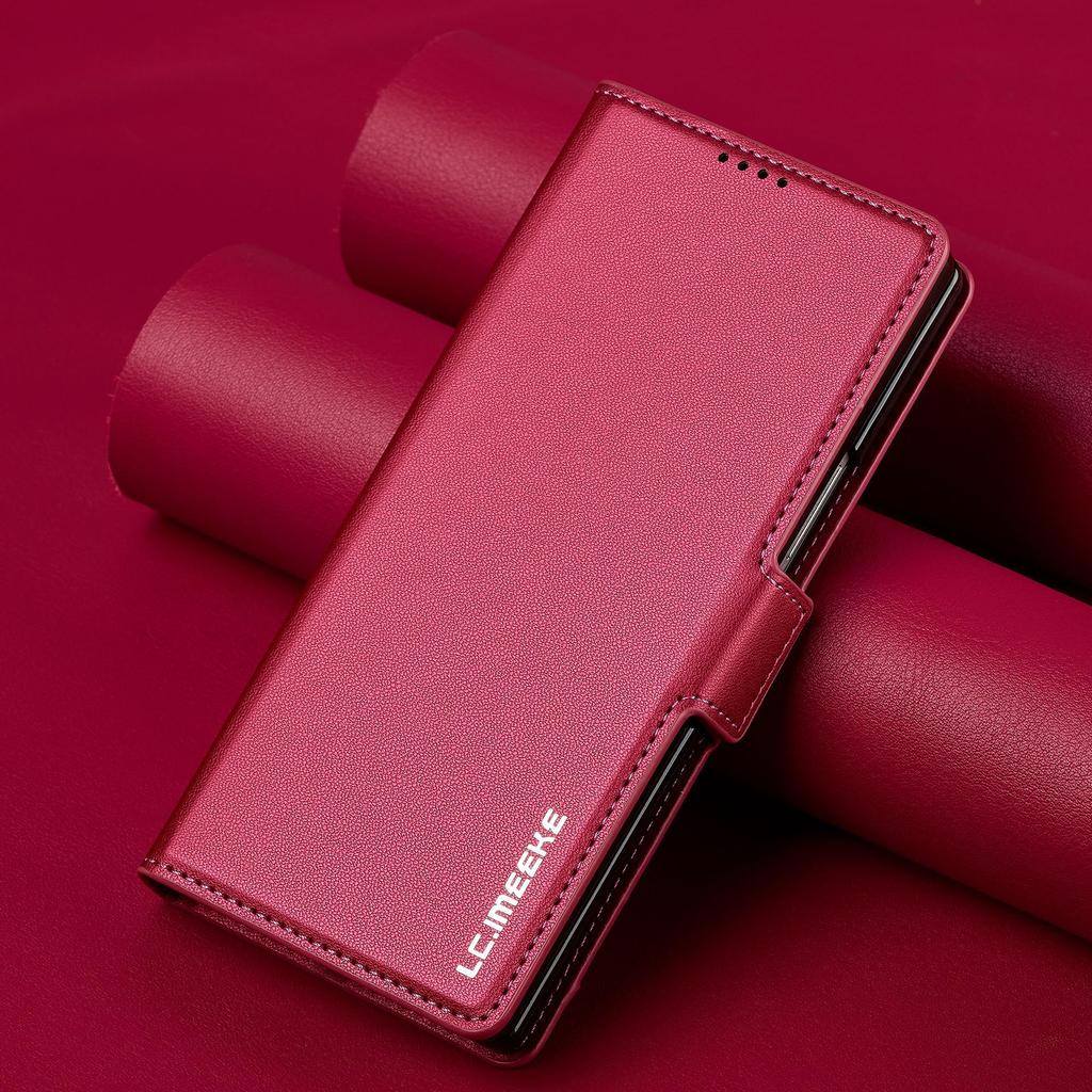 Slim Pu Leather Flip Phone Case for Samsung Galaxy Z Fold 7 Fold6 5 4 3 Pen Slot Magnetic Buckle Card Holder Wallet Stand Cover