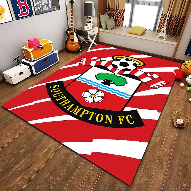Southampton FC Logo Carpet Suitable As a Non-slip Mat for the Living Room or Bedroom Sofa