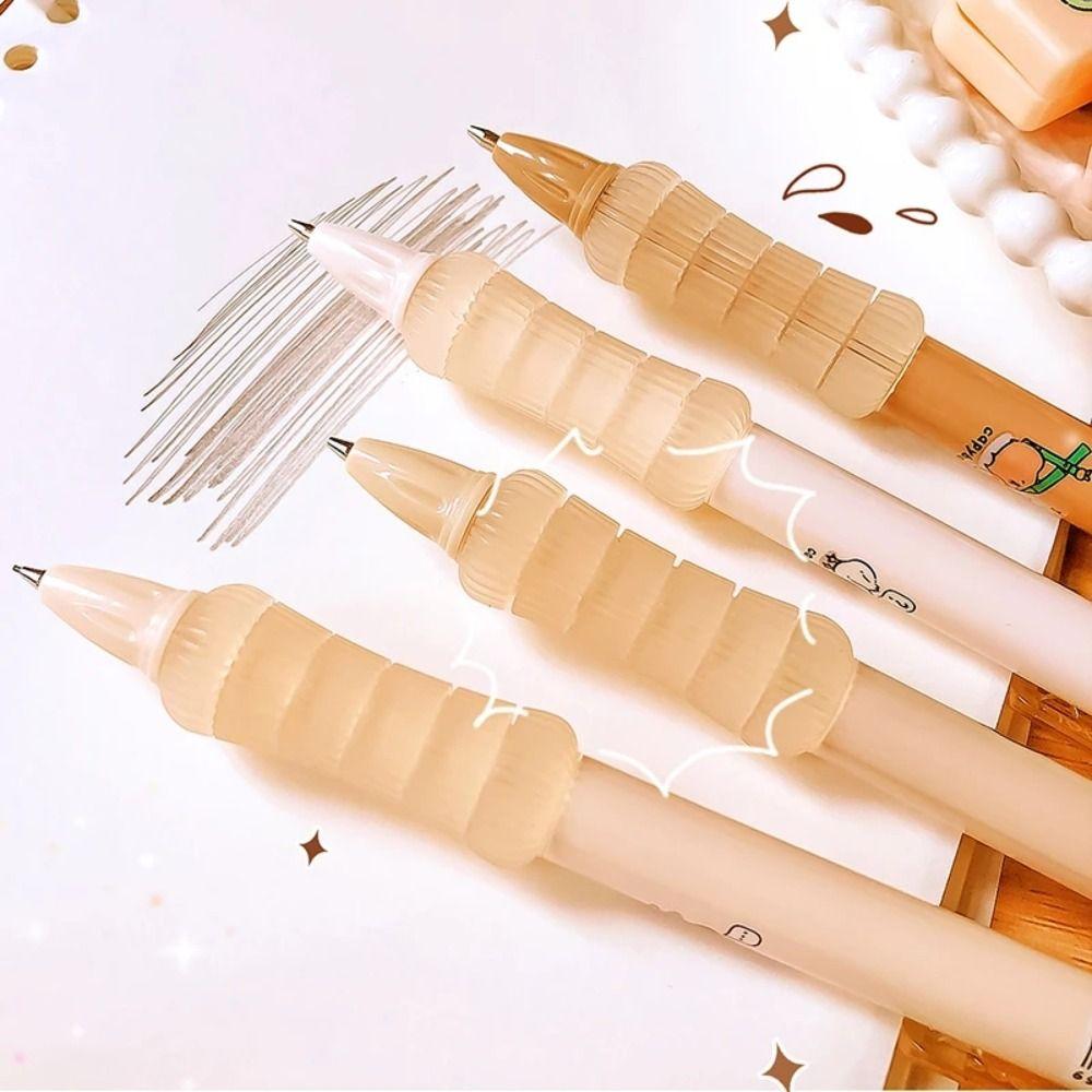 Aesthetic Propelling Pencil Kawaii Automatic Pencil Cartoon Capybara Mechanical Pencil Architect