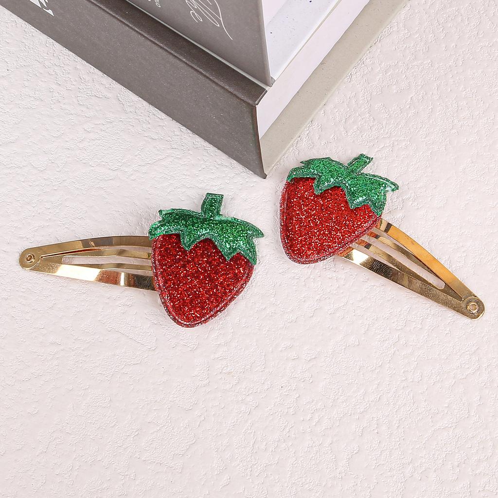 2/8pcs Cute Girls Star Hair Clips Heart Shaped Hairpin Hair Bows Barrettes Clips Alloy Hair Pins Kids Children Headwear