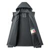Autumn Thin Men's Outdoor Sports Mountaineering Single-charge Jacket Men's Hooded Detachable Jacket